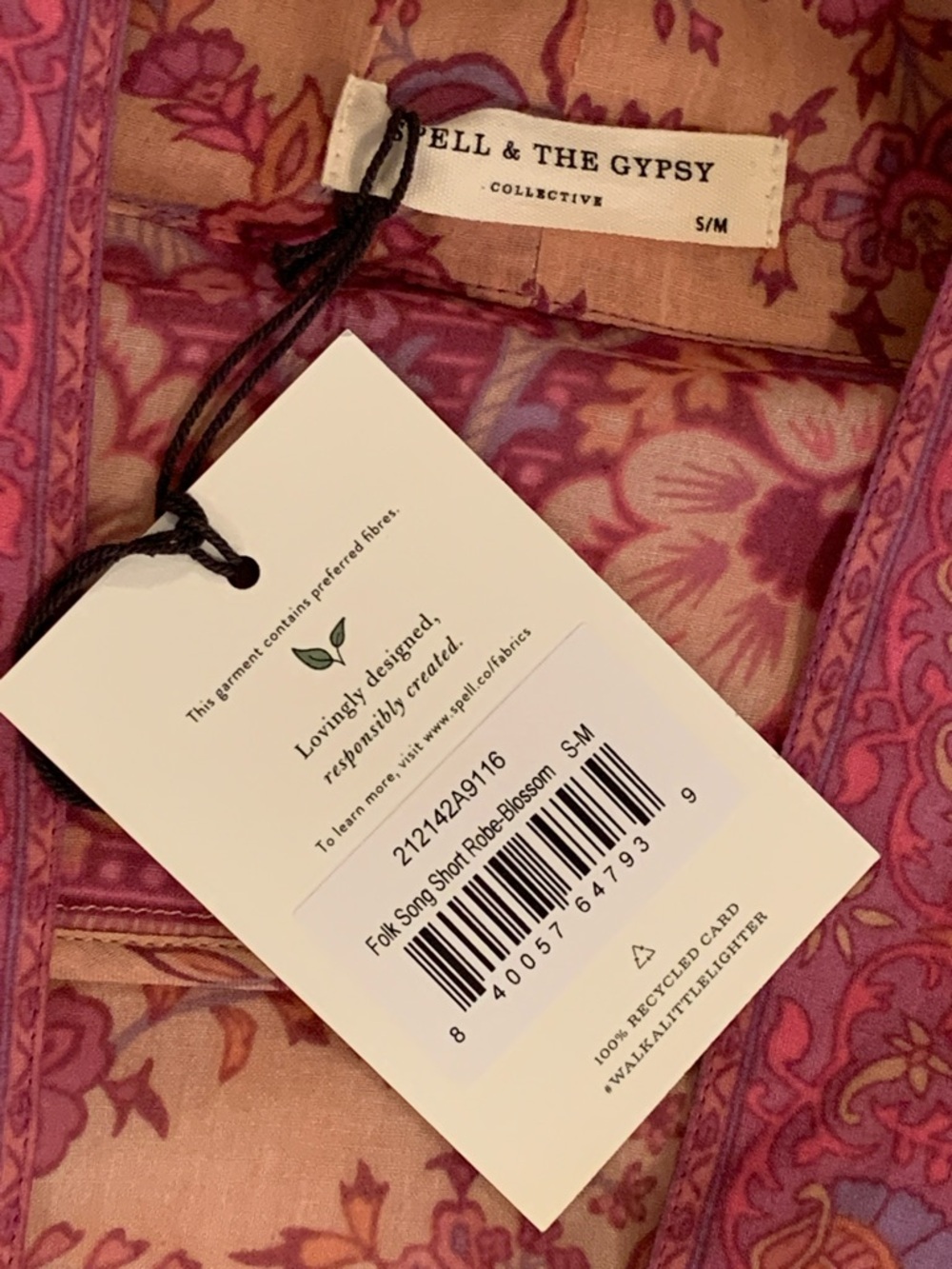 Spell Folk Song Robe Blossom - Picture 6 of 15